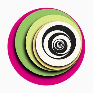 Sumit Mehndiratta, Food Study Dragonfruit, 2023, Vinyl Print on Paper