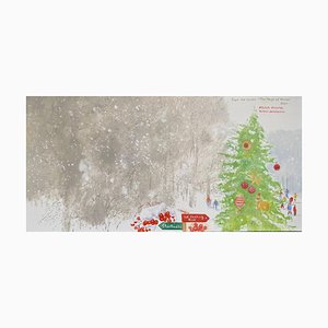 Rusiko Chikvaidze, The Magic of Winter, 2023, Oil on Canvas