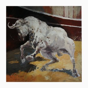 Helen Uter, El Fuego, 2023, óleo sobre lienzo