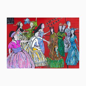 Nino Devdariani, Abracadabra N1, 2023, Mixed Media on Paper