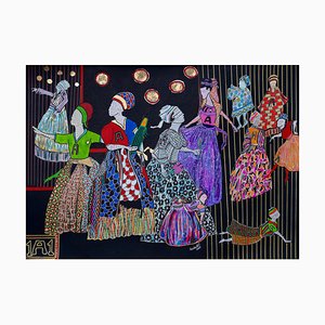 Nino Devdariani, Abracadabra N2, 2023, Mixed Media on Paper