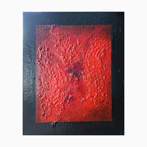 Christiane Hess, Rouge et Noir, 2023, Acryl auf Leinwand