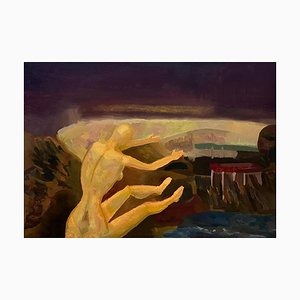 Vakhtang Khelashvili, Falling, 2023, Oil on Canvas