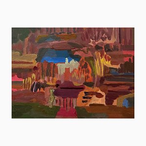 Vakhtang Khelashvili, Quantum World, 2023, óleo a bordo