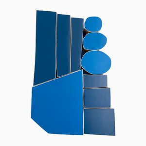 Scott Troxel, TwoBlues, 2024, Lacquer on Maple