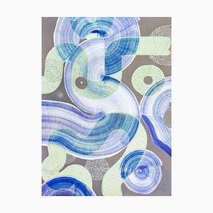 Sumit Mehndiratta, Dibujo 454, 2023, Técnica mixta sobre papel