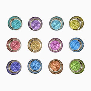 Sumit Mehndiratta, Vibrant Hypnosis, 2023, Vinyl Print on Stainless Steel