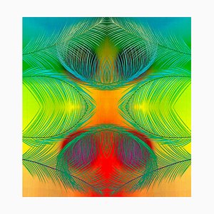 Sumit Mehndiratta, Peacock Palm, 2023, Archival Pigment Print on Canvas