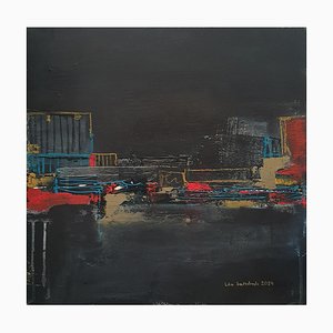 Lika Sarishvili, Abstraktion 2, 2024, Acryl auf Leinwand