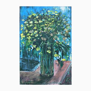 Ramaz Chantladze, The Morning Flowers, 2019, Oil on Canvas