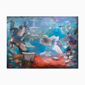 Giorgi Kukhalashvili, Saint Michael’s Battle, 2015, Oil on Canvas