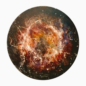 Rita di Benedetto, Nébuleuse 1, 2023, Acryl auf Karton