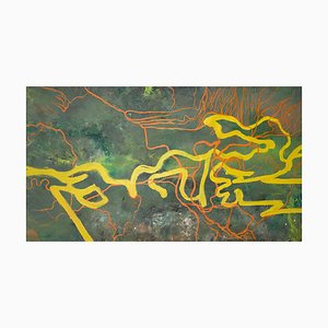 Katherine Filice, Listen I Have Story To Tell You, 2022, Huile sur Toile