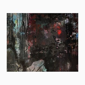 Katherine Filice, Lost In The Woods No 2, 2023, Oil & Ink on Canvas