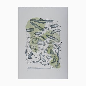 Celia Eid, Nuage Attaché 1, 2018, Lithograph