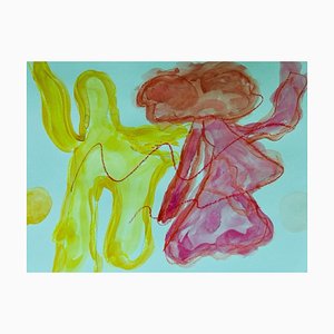 Lali Kakubava, Nothing but Dance, 2024, Mixed Media on Paper