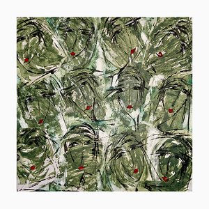 Sylvia Brotons, Green, 2022, Mixed Media on Paper