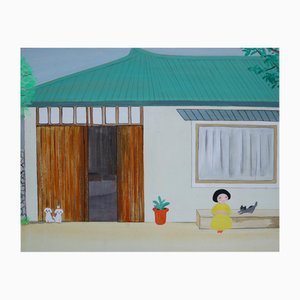 Lee Yu Min, Jeju 2, 2021, Acrylic on Wood