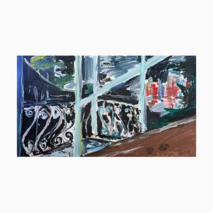 Mikheil Arbolishvili, Treppe, 2023, Öl auf Leinwand