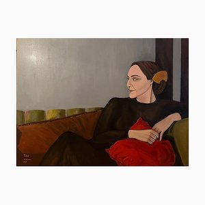 Nino Nasidze, Georgian Noble Lady, 2023, Acrylic on Canvas