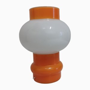 Kleine Vintage Lampe aus Opalglas, 1970er