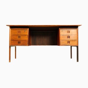 Mid-Century Danish Desk in Rosewood attributed to Erik Brouer, Denmark, 1960s