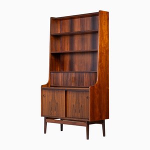 Midcentury Danish Secretaire with Book Shelf in Rosewood by Nexø, 1964