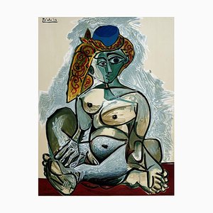 Pablo Picasso, Naked Woman with Turkish Cap, Lithograph