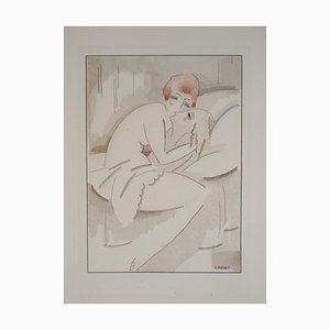 Gustave Buchet, Los dos amigos, Inocencia y descubrimiento, Grabado original y estarcido