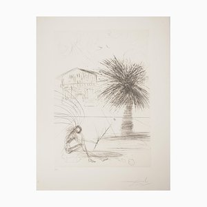 Salvador Dali, San Francisco, Mission Dolores, Original Engraving