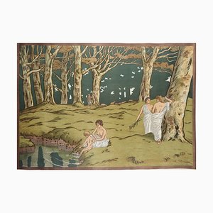 Henri Rivere, The Clearing, Original Lithograph