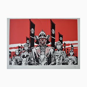 Gigi, The Samurai, Screen Print