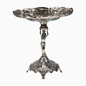 Silberne Jugendstil Schale, 1890er, 2er Set