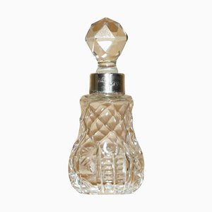 Parfümduftflasche aus Kristall & Sterling Silber von William Vale & Sons, 1891