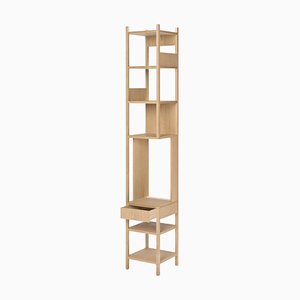 Right Handed White Oak Shelves by Achille Castiglioni for Karakter