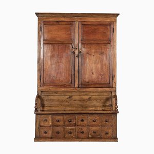 Credenza grande in pino e legno di frutta, Regno Unito, XIX secolo, metà XIX secolo