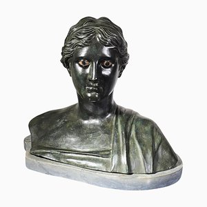 Bust of the Greek Poetess Sappho, 1860, Bronze