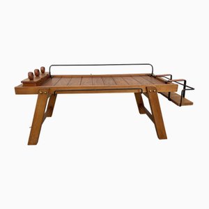 Mesa de centro moderna de Adnet, años 50