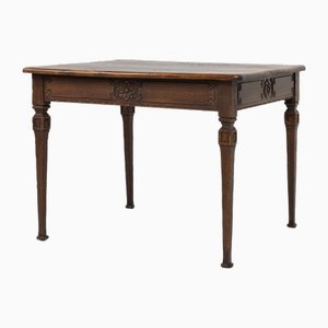 Mid-Century French Rustic Side Table in Wood, 1850s