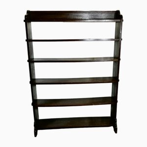 Large Arts and Crafts Bookcase in Oak, 1890s
