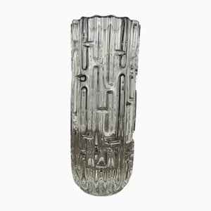 Labyrinth Vase attributed to Frantisek Vizier for Sklo Union, Czech Republic, 1965