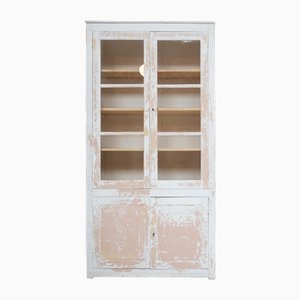 Large 4-Door Wooden Display Case, 1930