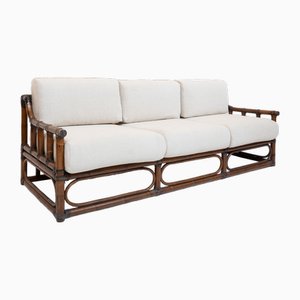 Vintage Bamboo Sofa, 1960s