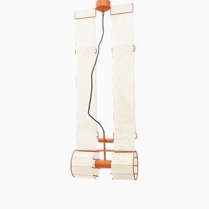 Fabric Up-Down Chandelier by Carla Venosta and Guido Zimmerman for Luci, 1970s