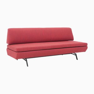 Red Fabric Sofabed, 1960s