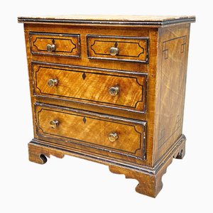 Cajonera de pino pintado del siglo XIX, 1850
