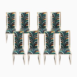 Dining Chairs by Michel Mangematin, France, 1970, Set of 8