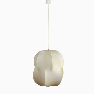 Space Age Italian Cocoon Ceiling Lamp, 1960s