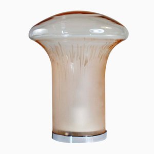 Italian Boletus / Mario Ticco Murano Glass Table Lamp from Venini, 1970s