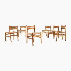 Bm-1 Chairs by Børge Mogensen for C.M. Madsens Møbelfabrik, 1960s, Set of 6